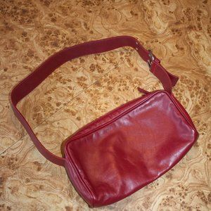 Vintage Kenneth Cole Red Leather Bag